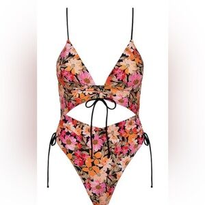 For Love and Lemons Vienna one-piece swimsuit NWT size S